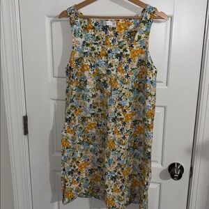 LC Lauren Conrad Floral Dress - Blue, Yellow, Green